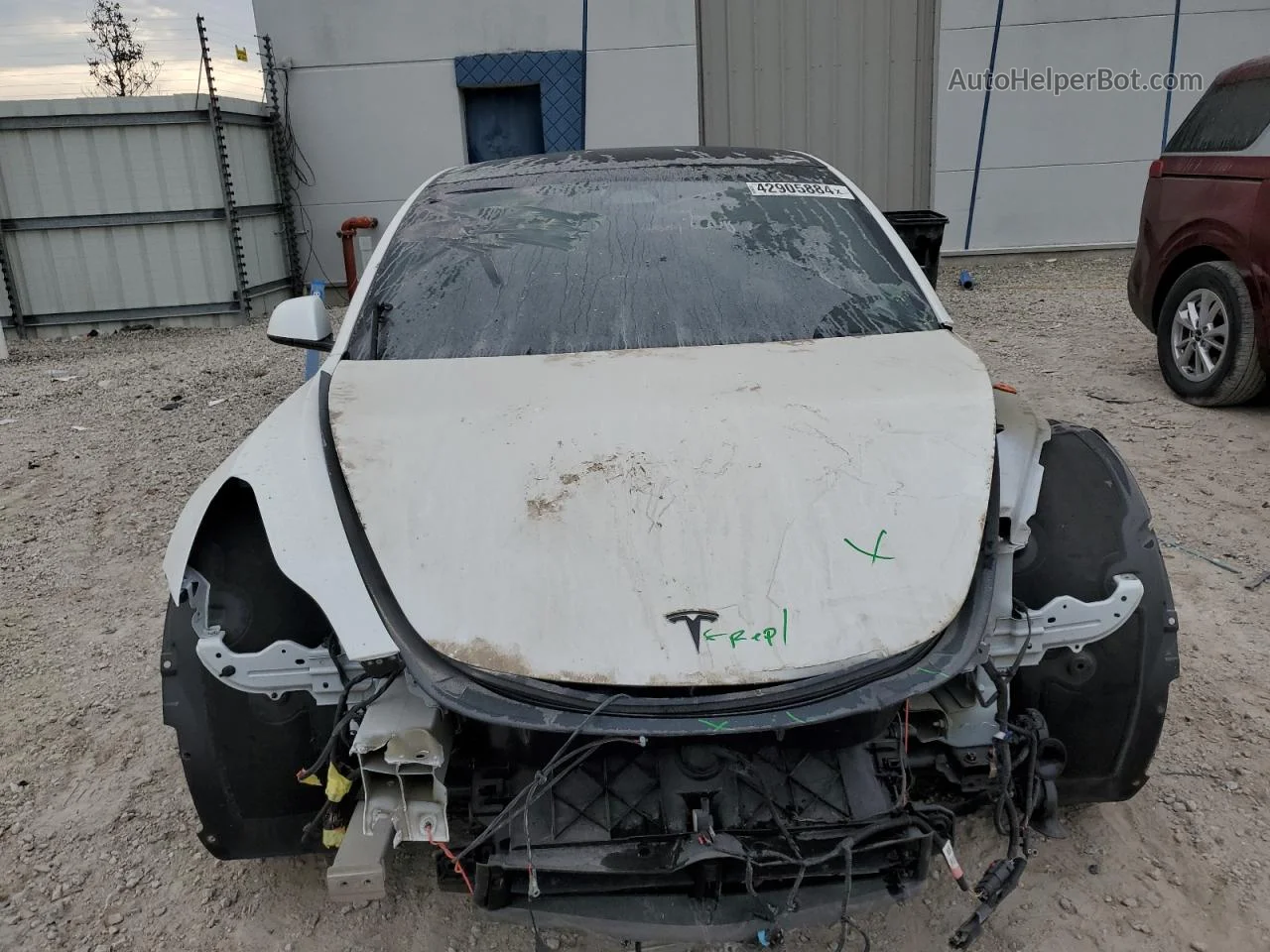 2021 Tesla Model 3  White vin: 5YJ3E1EA3MF017050