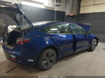 2021 Tesla Model 3 Standard Range Plus Blue vin: 5YJ3E1EA3MF857748