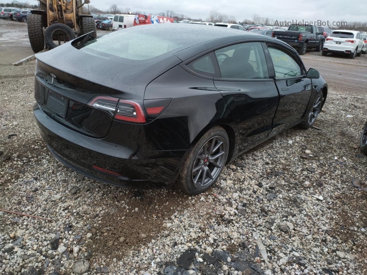 2021 Tesla Model 3  Черный vin: 5YJ3E1EA3MF860441
