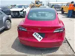 2021 Tesla Model 3 Standard Range Plus Rear-wheel Drive Red vin: 5YJ3E1EA3MF870192