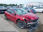 2021 Tesla Model 3 Standard Range Plus Rear-wheel Drive Red vin: 5YJ3E1EA3MF870192