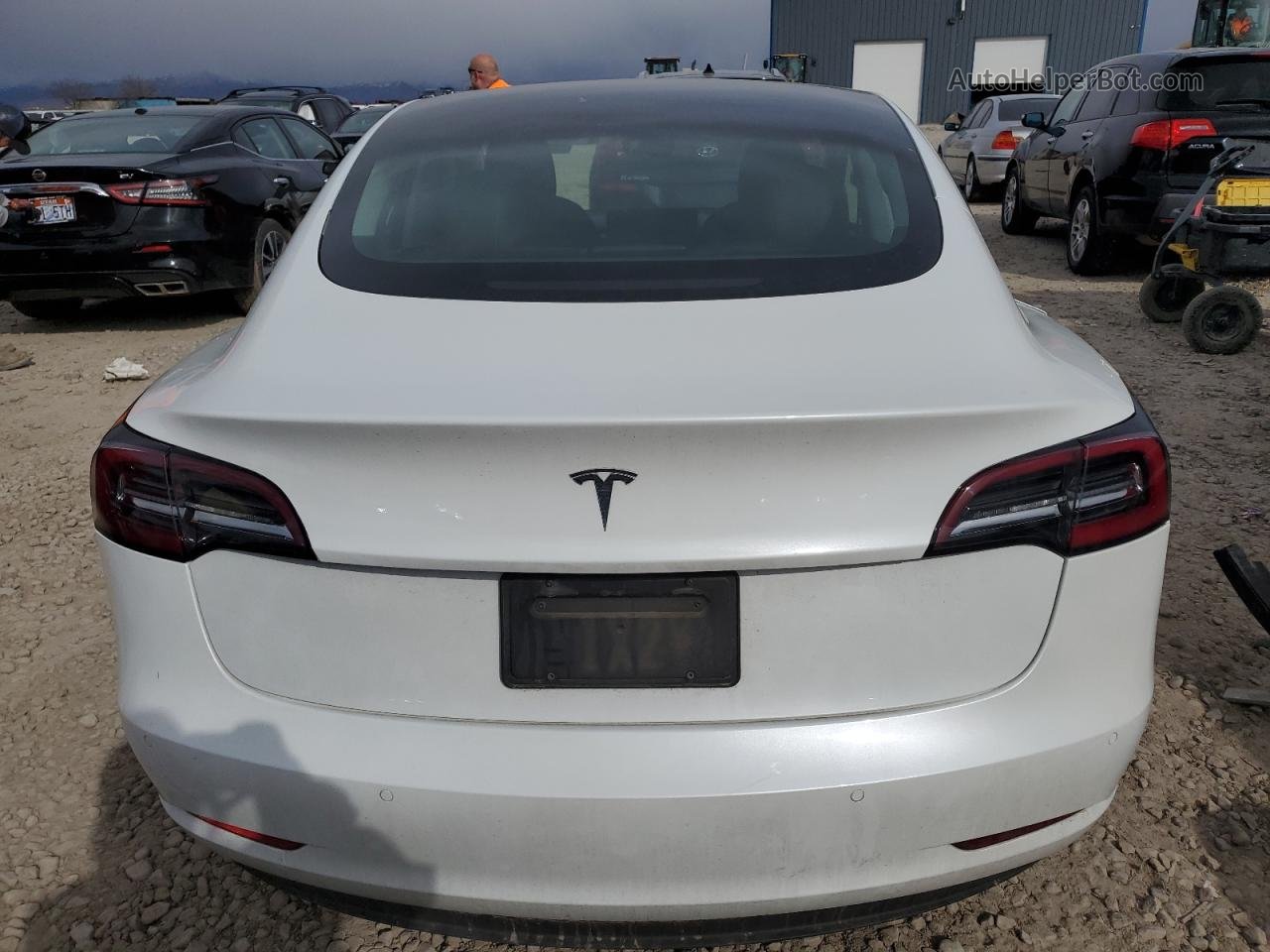 2021 Tesla Model 3  Белый vin: 5YJ3E1EA3MF871715