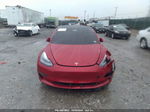 2021 Tesla Model 3 Standard Range Plus Rear-wheel Drive Red vin: 5YJ3E1EA3MF964685