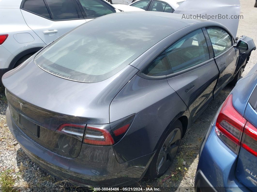 2021 Tesla Model 3 Standard Range Plus Rear-wheel Drive Blue vin: 5YJ3E1EA3MF981843