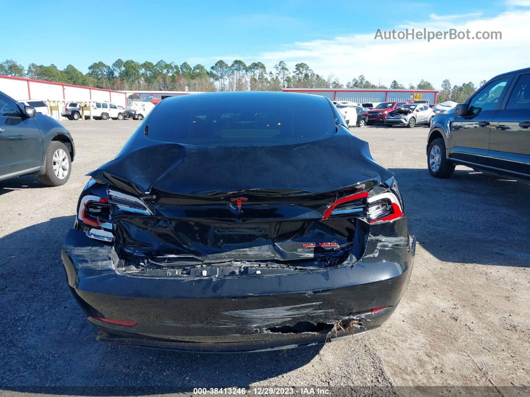 2021 Tesla Model 3 Standard Range Plus Rear-wheel Drive Black vin: 5YJ3E1EA3MF982586