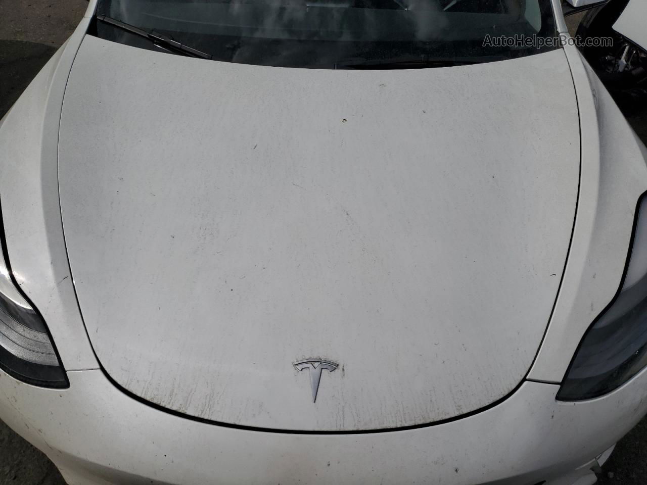 2022 Tesla Model 3  White vin: 5YJ3E1EA3NF142776