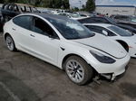 2022 Tesla Model 3  White vin: 5YJ3E1EA3NF142776