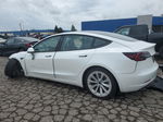 2022 Tesla Model 3  White vin: 5YJ3E1EA3NF303823