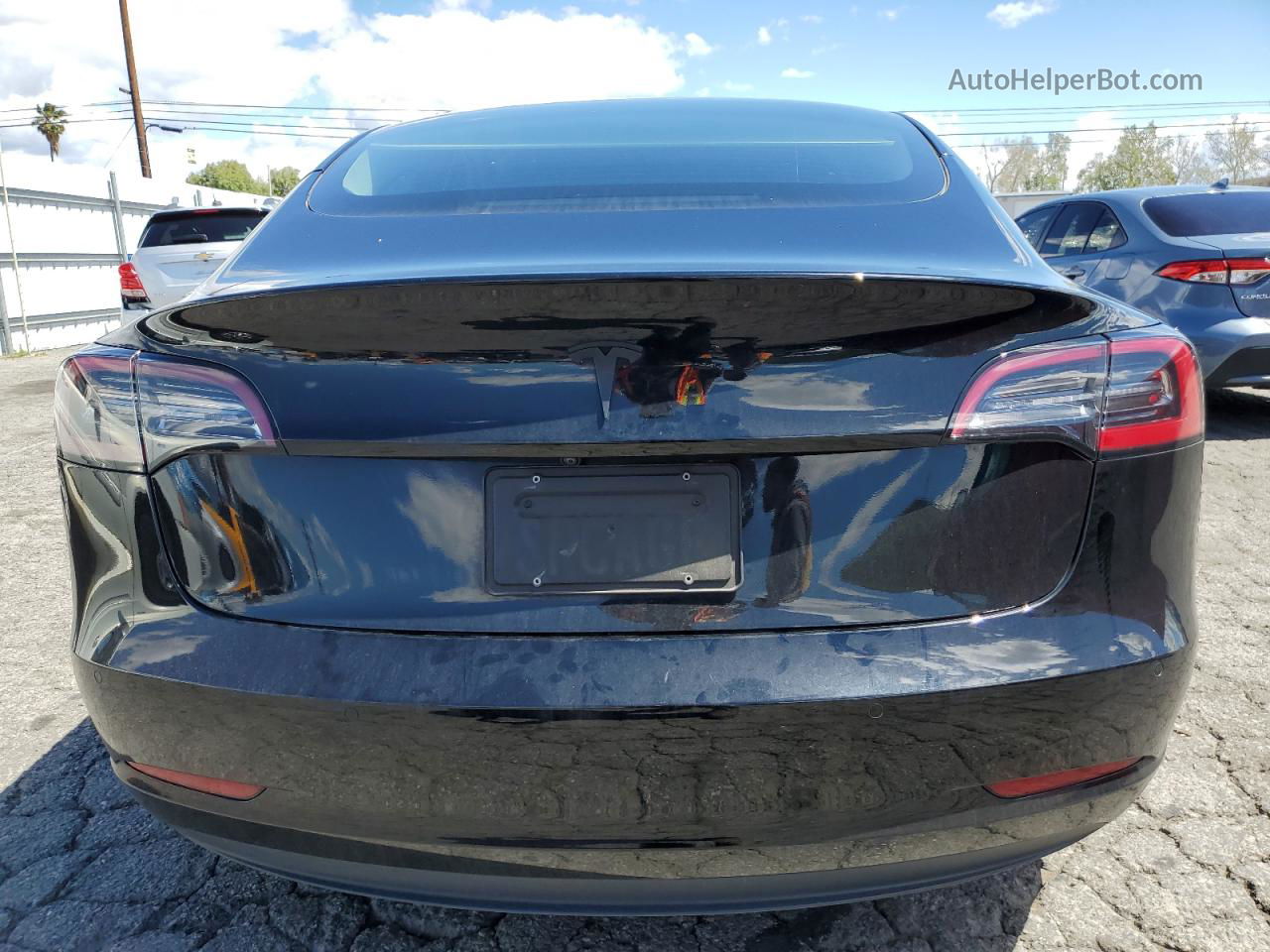 2022 Tesla Model 3  Black vin: 5YJ3E1EA3NF314949