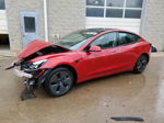 2022 Tesla Model 3  Red vin: 5YJ3E1EA3NF369398