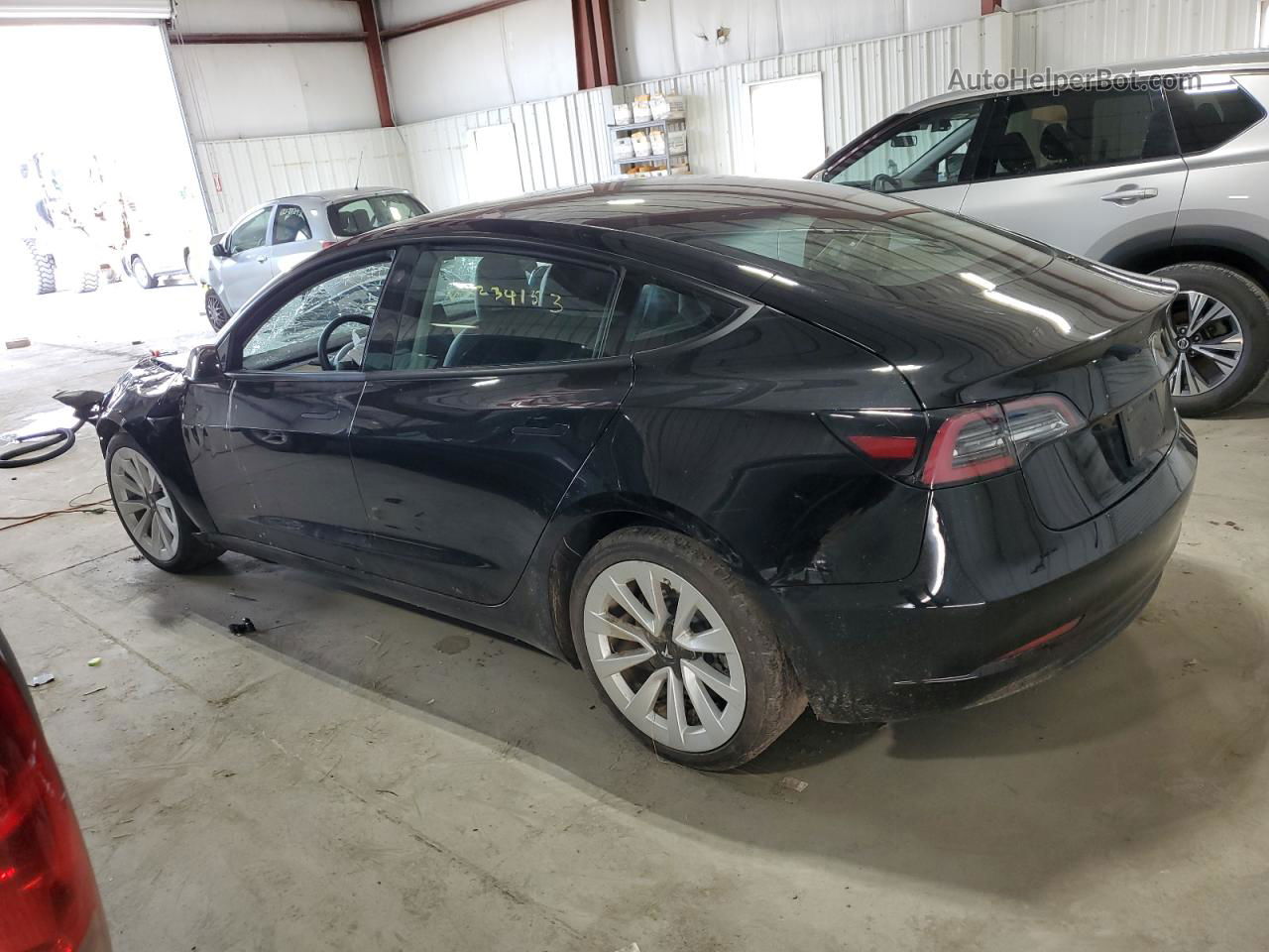 2022 Tesla Model 3  Black vin: 5YJ3E1EA3NF372396