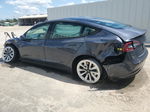 2022 Tesla Model 3  Gray vin: 5YJ3E1EA3NF372463