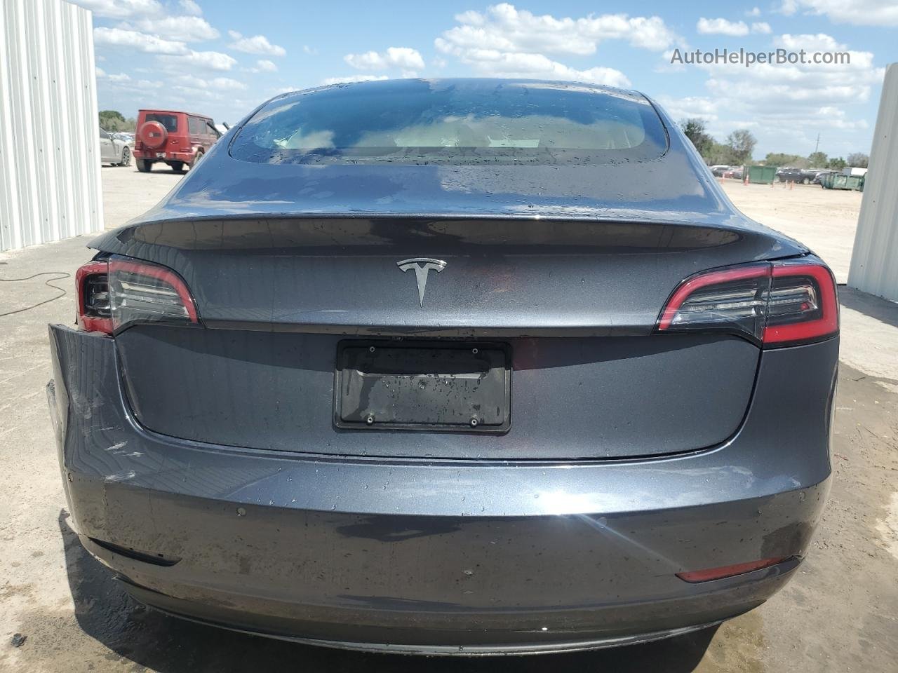 2022 Tesla Model 3  Gray vin: 5YJ3E1EA3NF372463