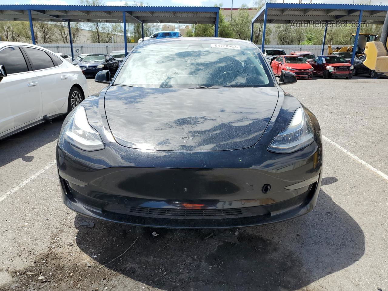 2018 Tesla Model 3  Black vin: 5YJ3E1EA4JF013343
