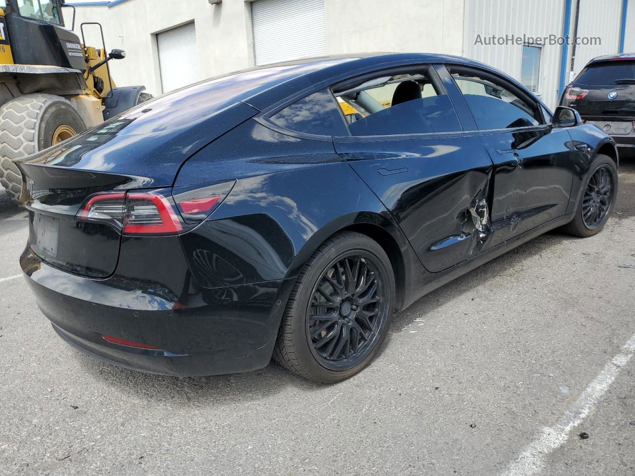 2018 Tesla Model 3  Black vin: 5YJ3E1EA4JF013343