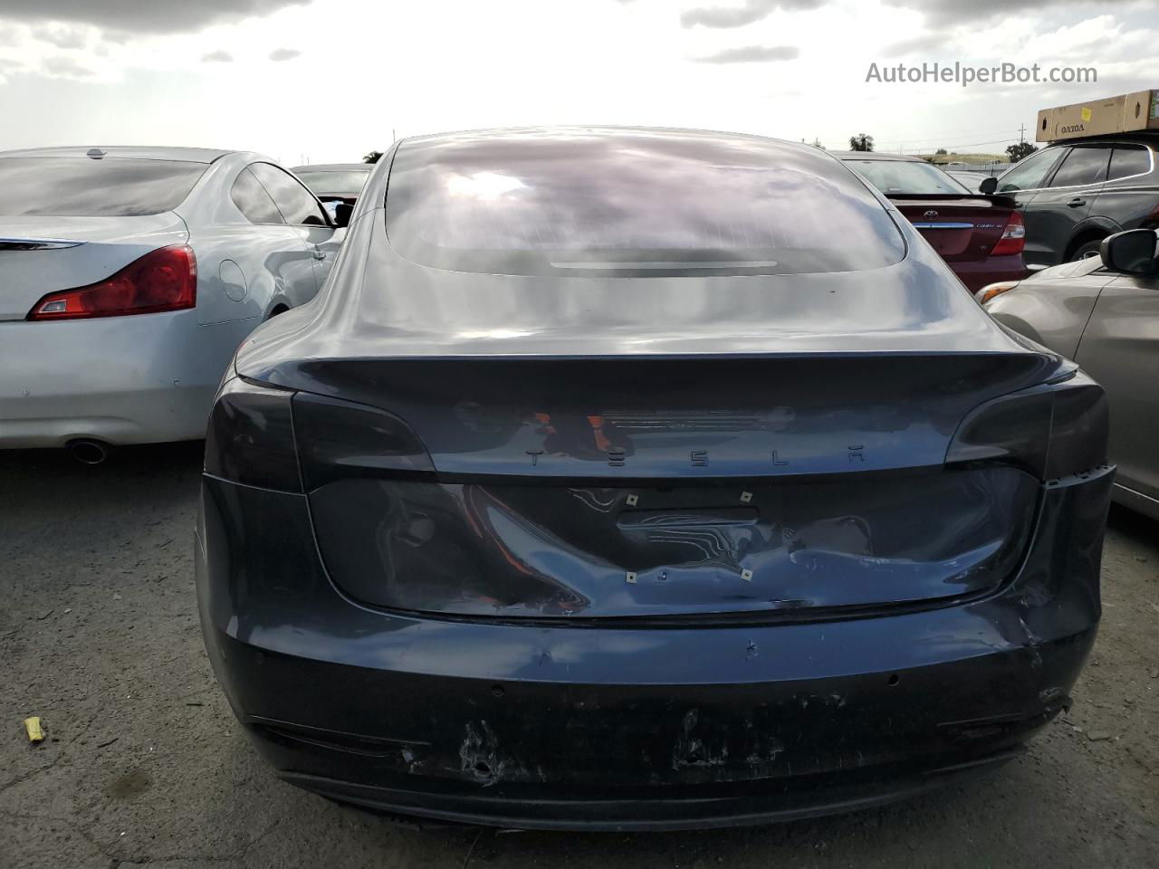 2018 Tesla Model 3  Charcoal vin: 5YJ3E1EA4JF024035