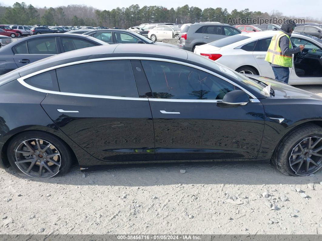 2018 Tesla Model 3 Long Range/mid Range Black vin: 5YJ3E1EA4JF025427