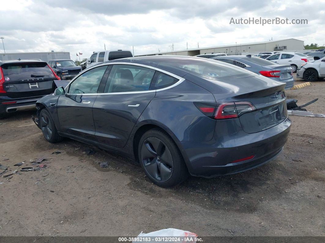 2018 Tesla Model 3 Long Range/mid Range Gray vin: 5YJ3E1EA4JF030594