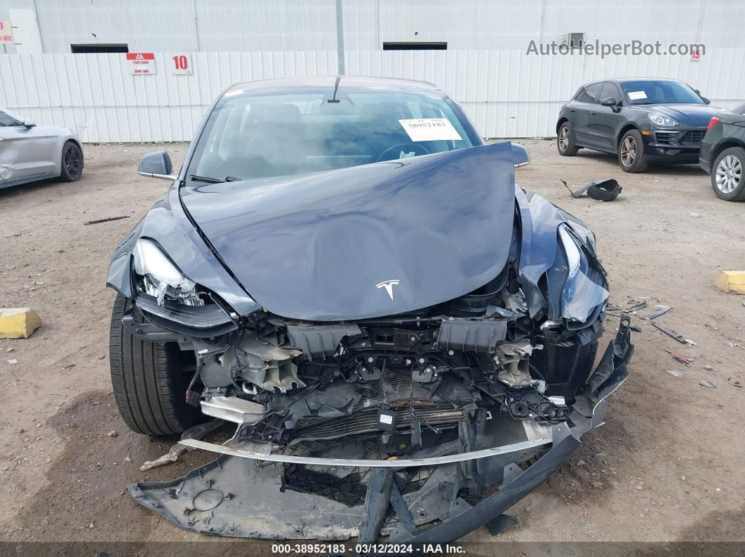 2018 Tesla Model 3 Long Range/mid Range Gray vin: 5YJ3E1EA4JF030594