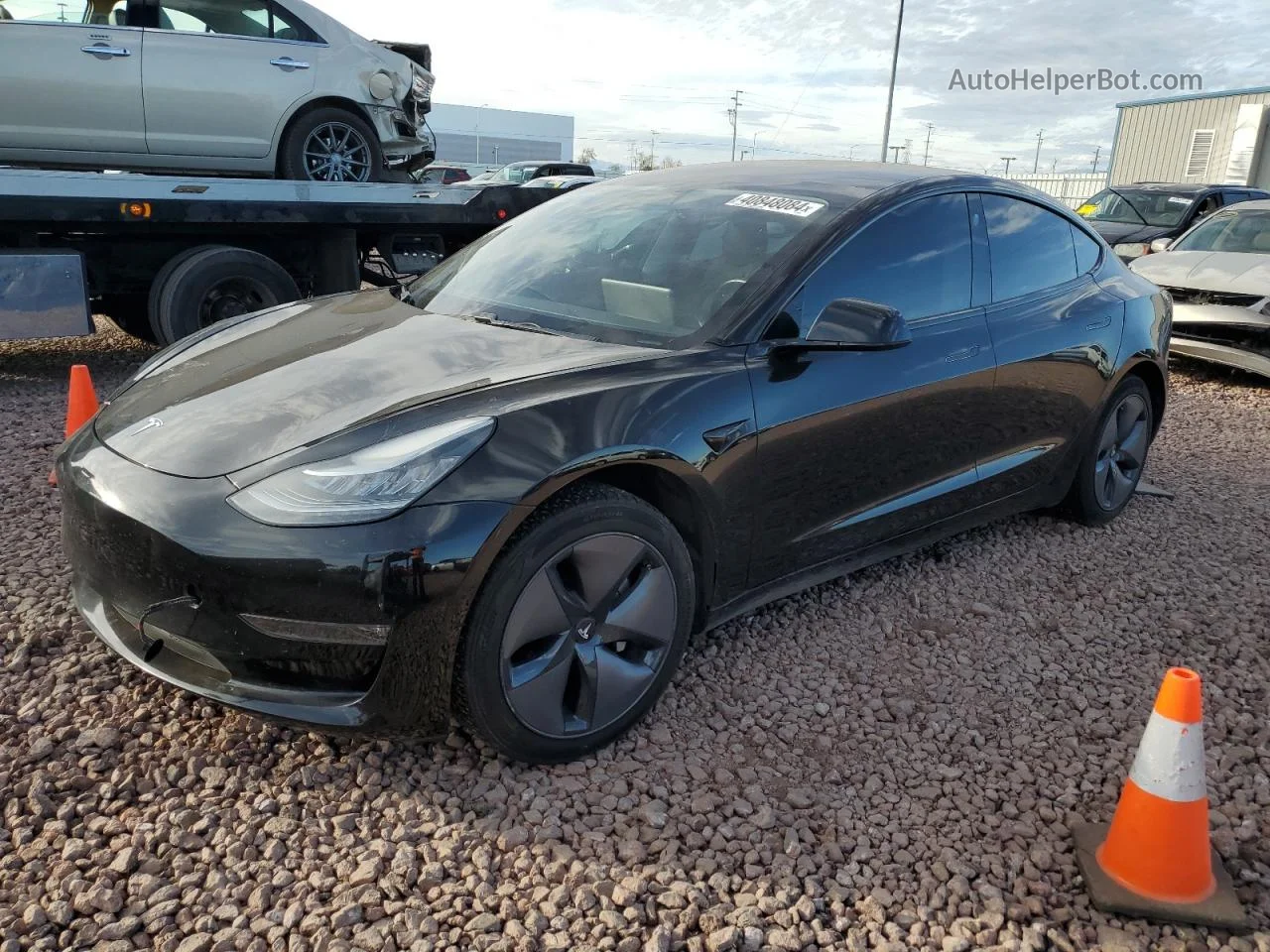 2018 Tesla Model 3  Black vin: 5YJ3E1EA4JF034306