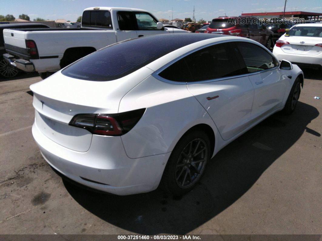 2018 Tesla Model 3 Range Battery White vin: 5YJ3E1EA4JF035469