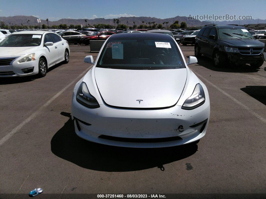 2018 Tesla Model 3 Range Battery White vin: 5YJ3E1EA4JF035469