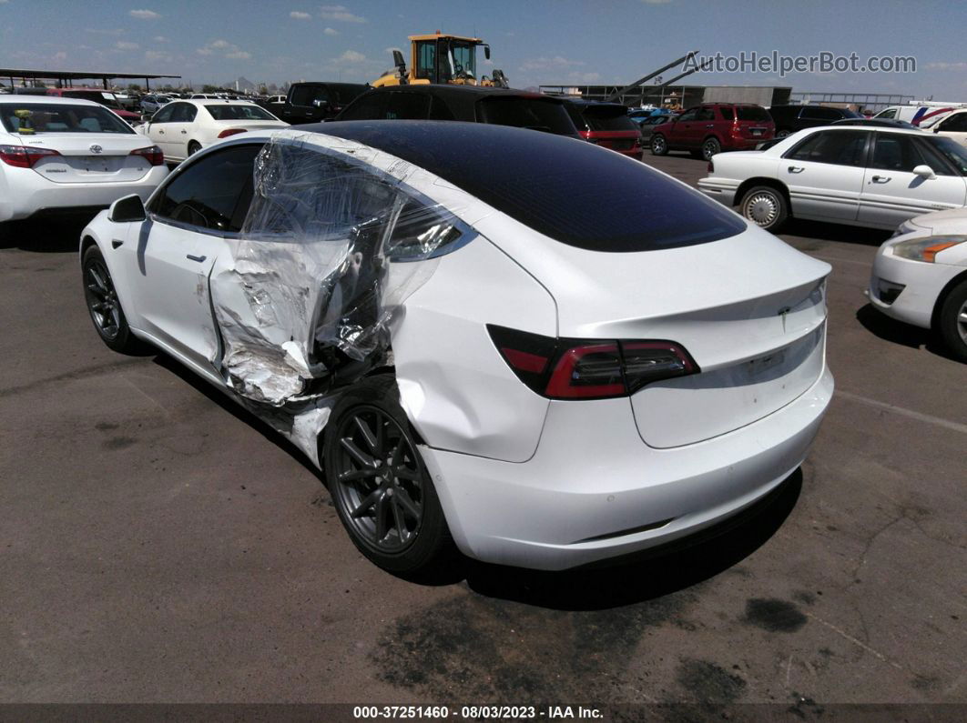 2018 Tesla Model 3 Range Battery White vin: 5YJ3E1EA4JF035469