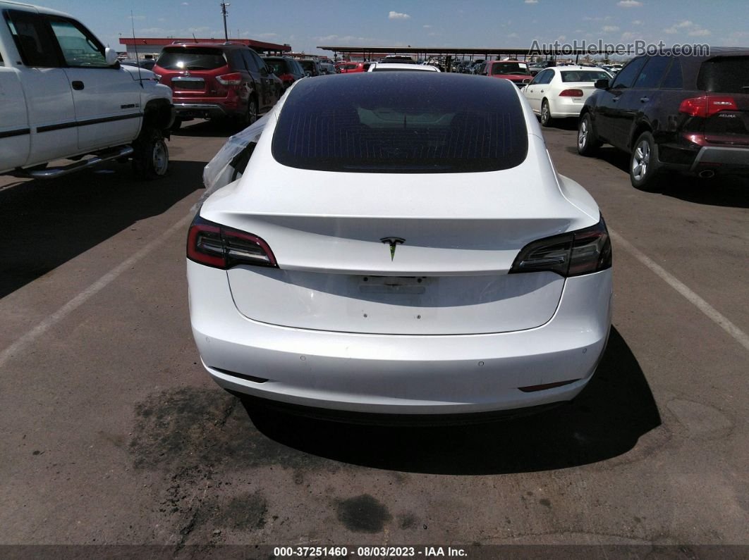 2018 Tesla Model 3 Range Battery White vin: 5YJ3E1EA4JF035469
