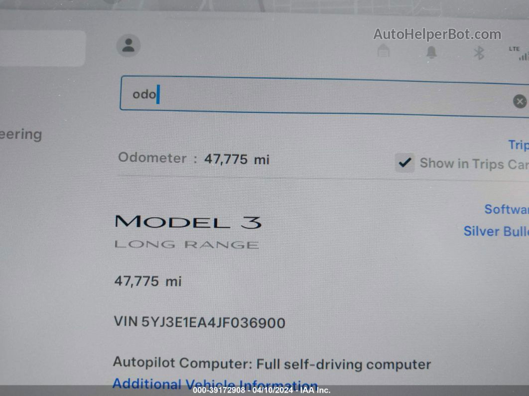 2018 Tesla Model 3 Long Range/mid Range Silver vin: 5YJ3E1EA4JF036900