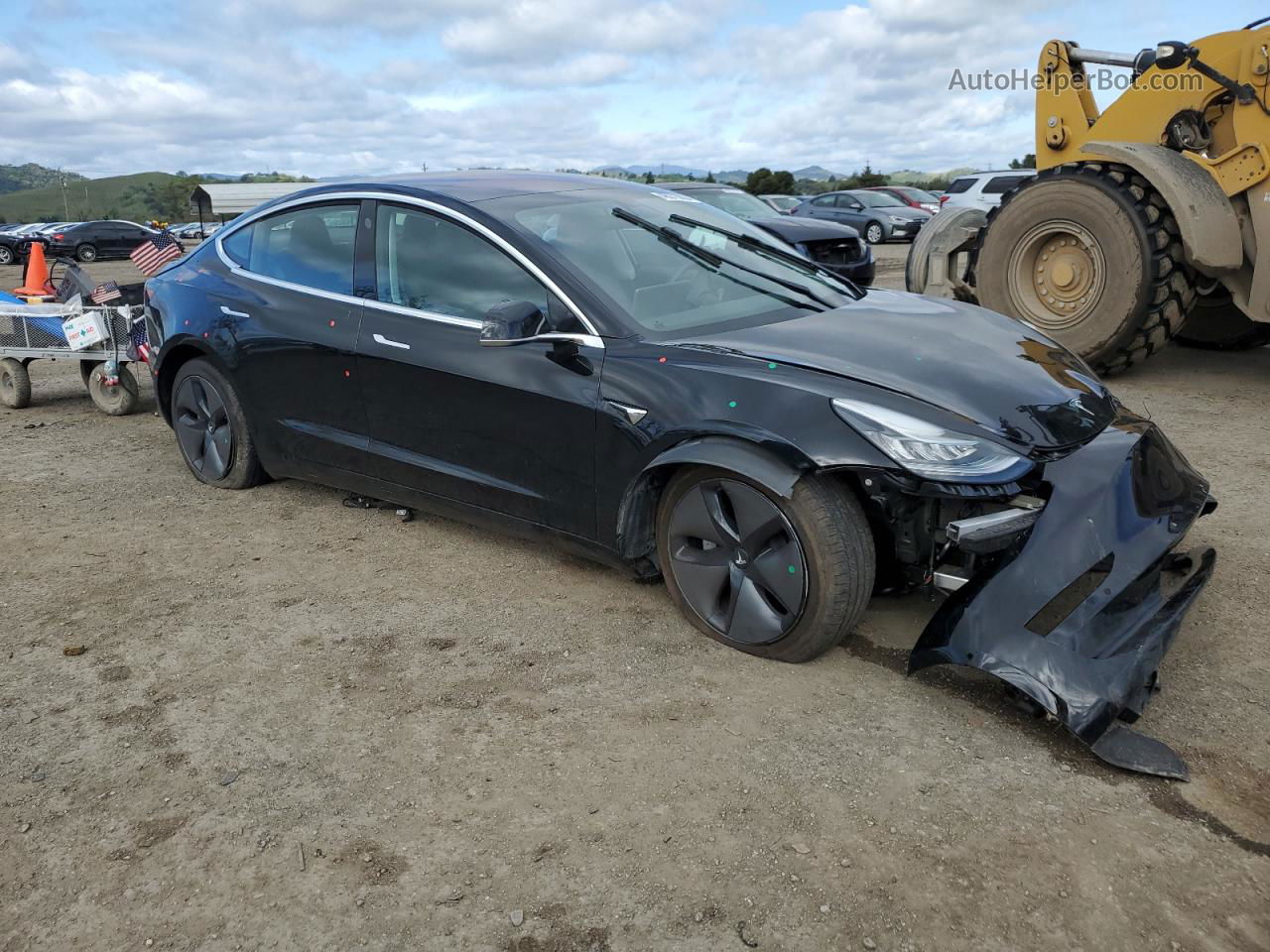 2018 Tesla Model 3  Black vin: 5YJ3E1EA4JF039764