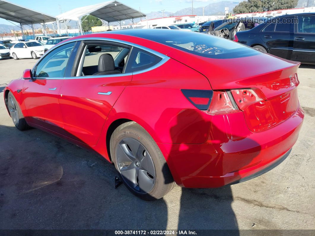 2018 Tesla Model 3 Long Range/mid Range Red vin: 5YJ3E1EA4JF041479