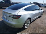 2018 Tesla Model 3 Long Range/mid Range Silver vin: 5YJ3E1EA4JF061313