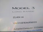 2018 Tesla Model 3 Long Range/mid Range Silver vin: 5YJ3E1EA4JF061313