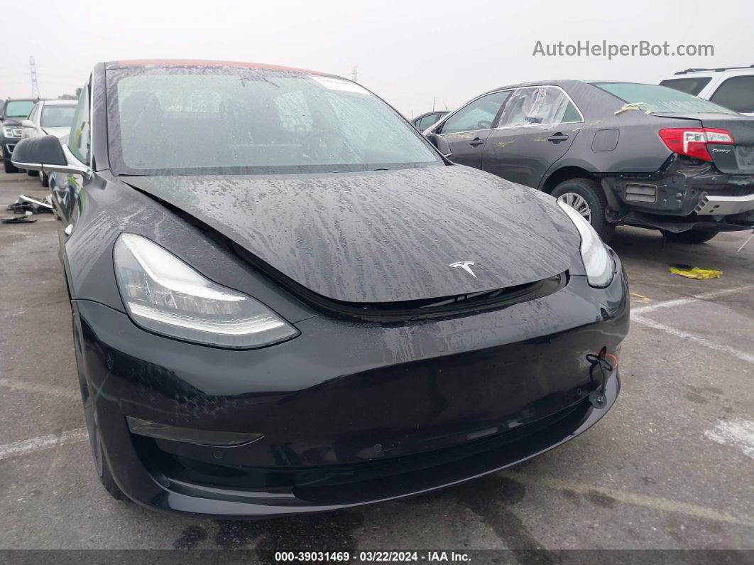 2018 Tesla Model 3 Long Range/mid Range Черный vin: 5YJ3E1EA4JF070948