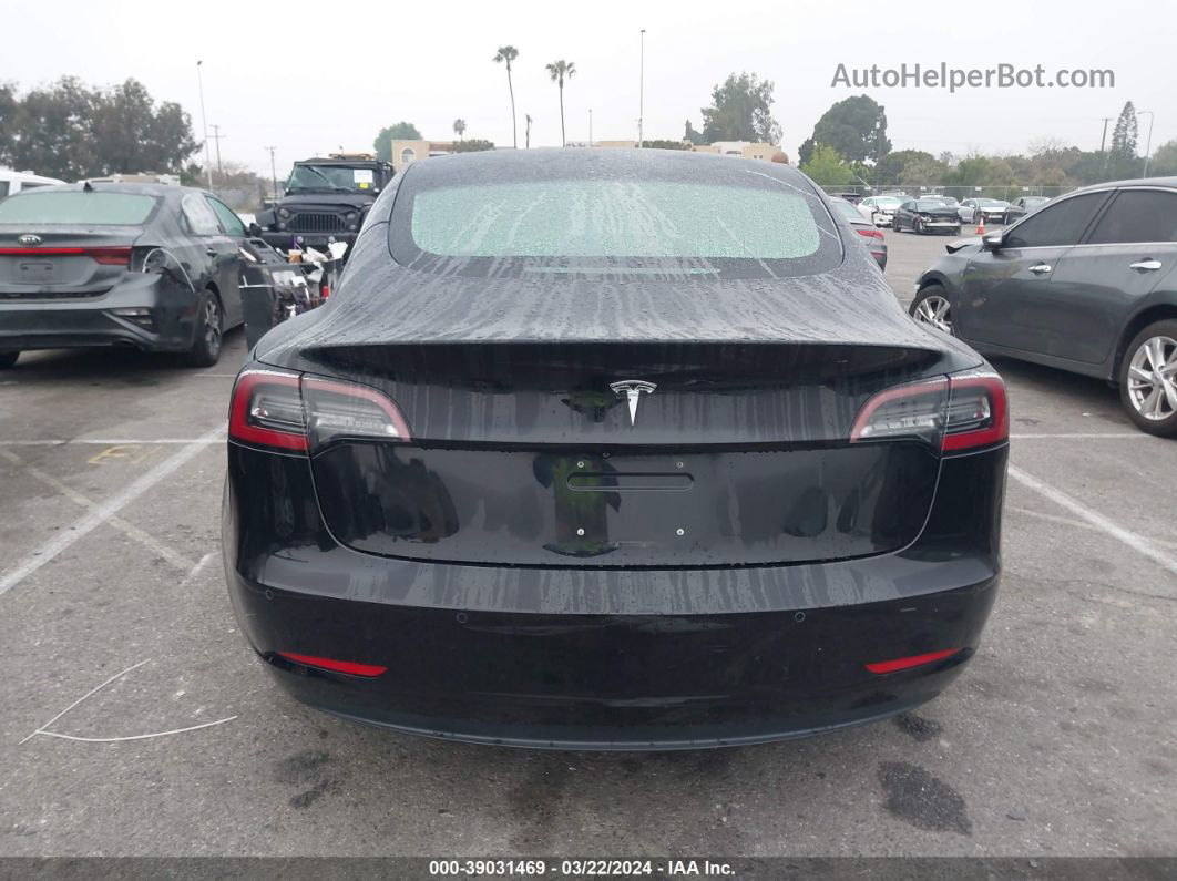 2018 Tesla Model 3 Long Range/mid Range Black vin: 5YJ3E1EA4JF070948