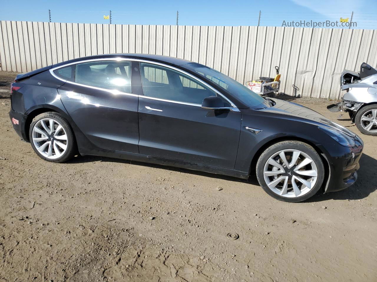 2018 Tesla Model 3  Black vin: 5YJ3E1EA4JF092688