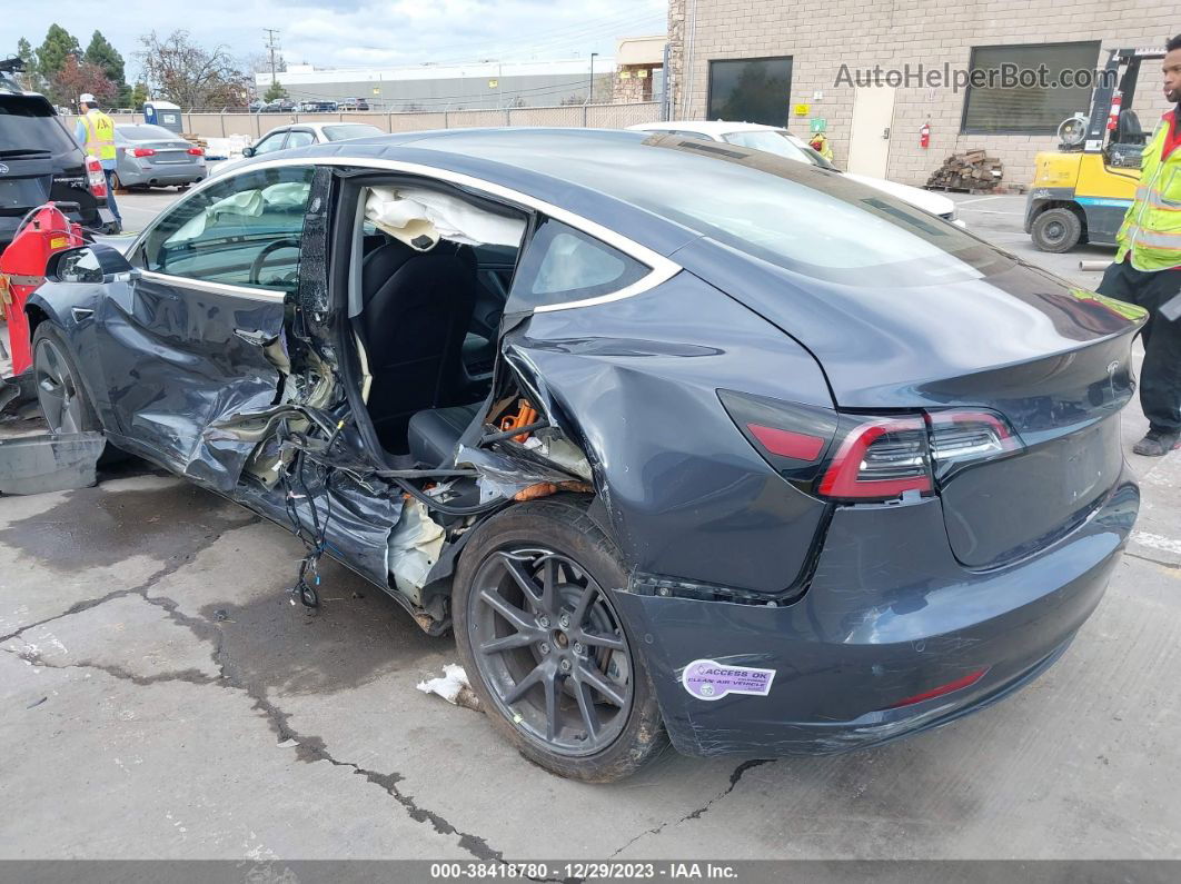 2018 Tesla Model 3 Gray vin: 5YJ3E1EA4JF101793