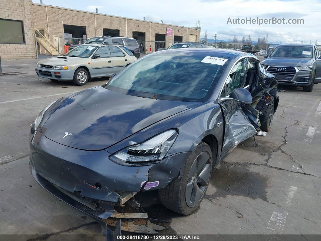 2018 Tesla Model 3 Серый vin: 5YJ3E1EA4JF101793