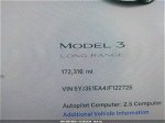 2018 Tesla Model 3 Long Range/mid Range Black vin: 5YJ3E1EA4JF122725
