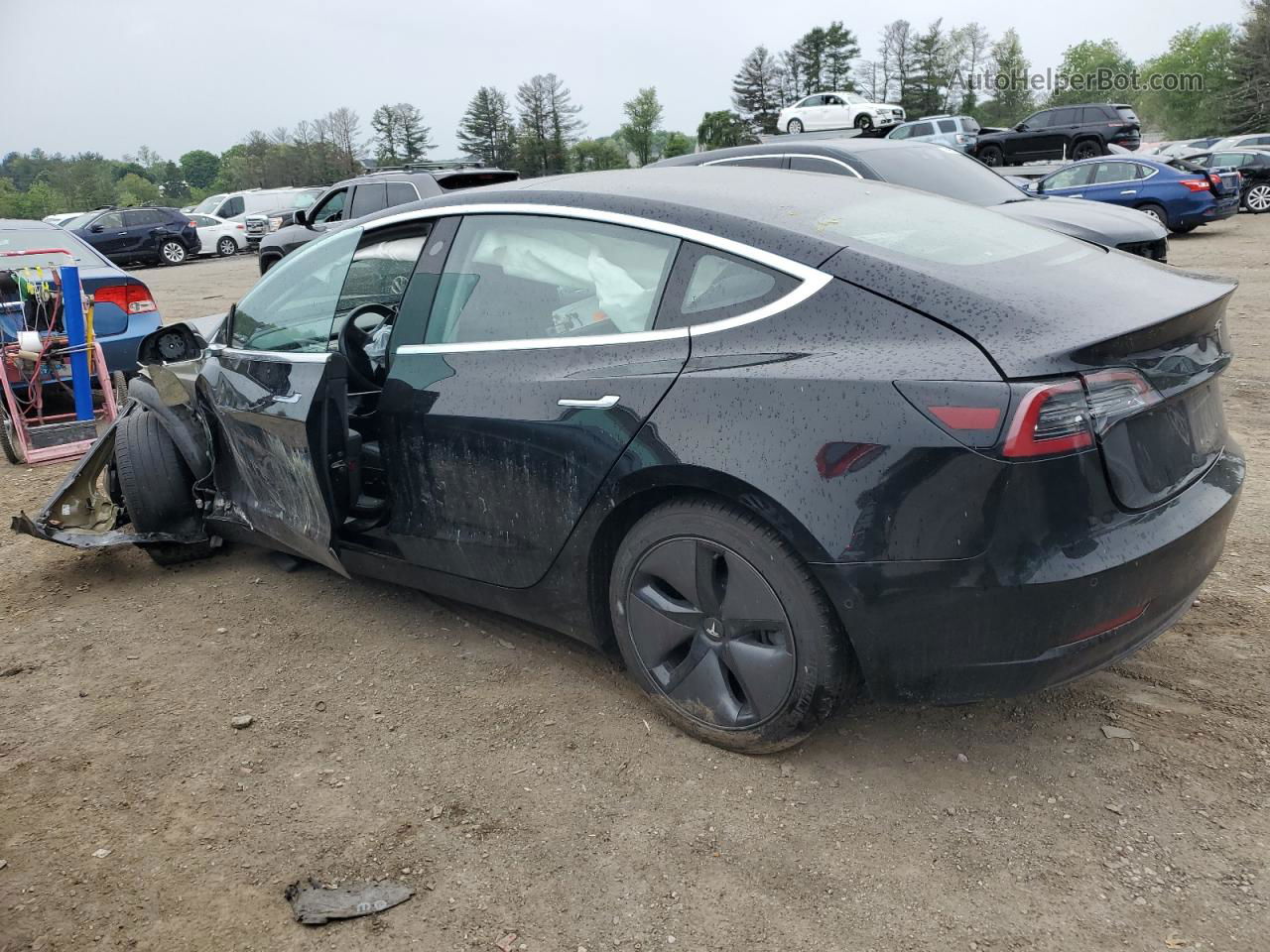 2018 Tesla Model 3  Black vin: 5YJ3E1EA4JF157409