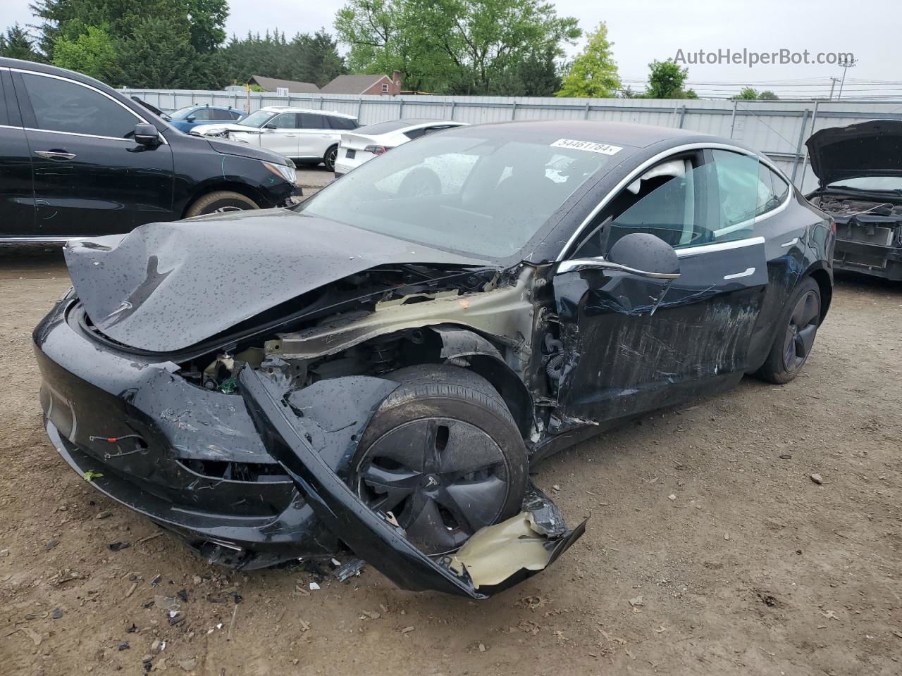 2018 Tesla Model 3  Black vin: 5YJ3E1EA4JF157409