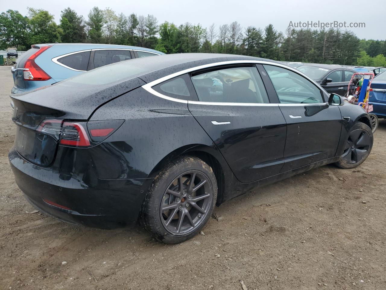 2018 Tesla Model 3  Black vin: 5YJ3E1EA4JF157409