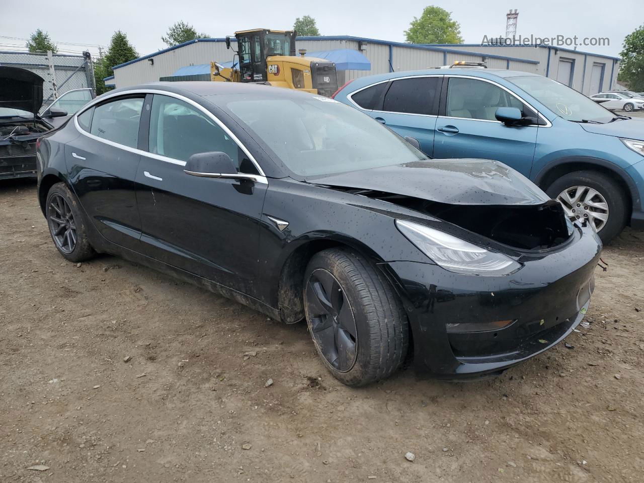 2018 Tesla Model 3  Black vin: 5YJ3E1EA4JF157409