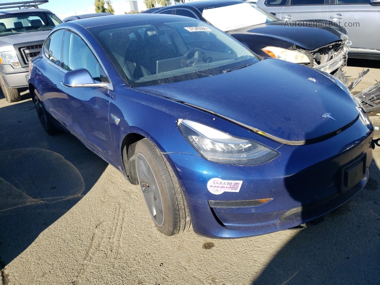 2018 Tesla Model 3  Blue vin: 5YJ3E1EA4JF160861