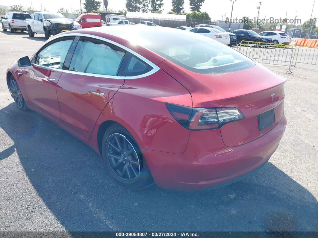 2019 Tesla Model 3   Red vin: 5YJ3E1EA4KF190749