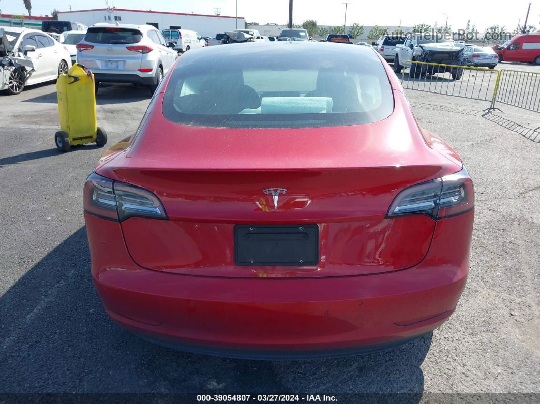 2019 Tesla Model 3   Red vin: 5YJ3E1EA4KF190749