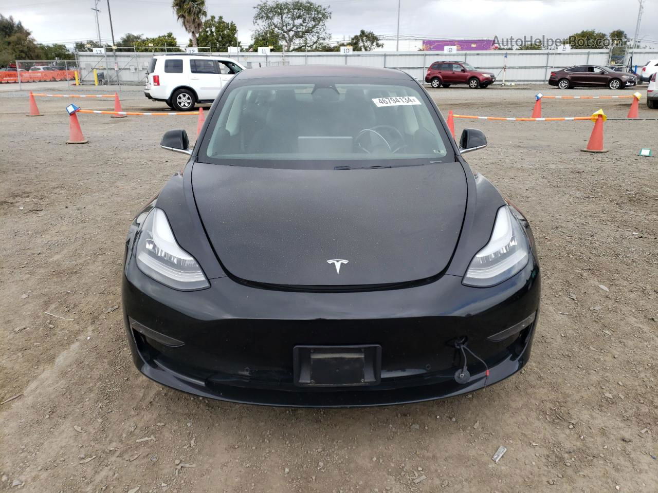 2019 Tesla Model 3  Черный vin: 5YJ3E1EA4KF193103