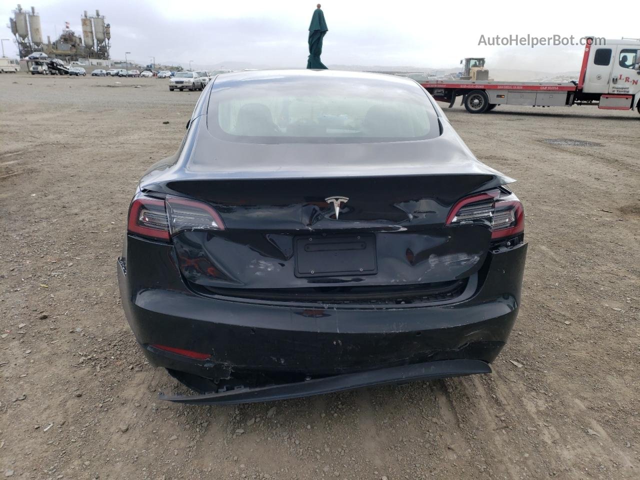 2019 Tesla Model 3  Черный vin: 5YJ3E1EA4KF193103