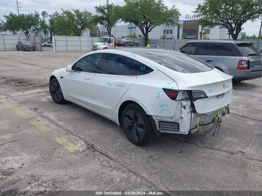 2019 Tesla Model 3 Long Range/mid Range/standard Range/standard Range Plus White vin: 5YJ3E1EA4KF299891