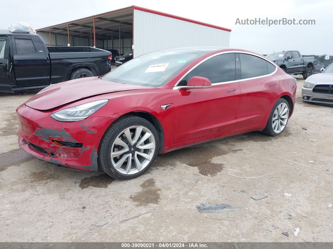 2019 Tesla Model 3 Long Range/mid Range/standard Range/standard Range Plus Красный vin: 5YJ3E1EA4KF331917